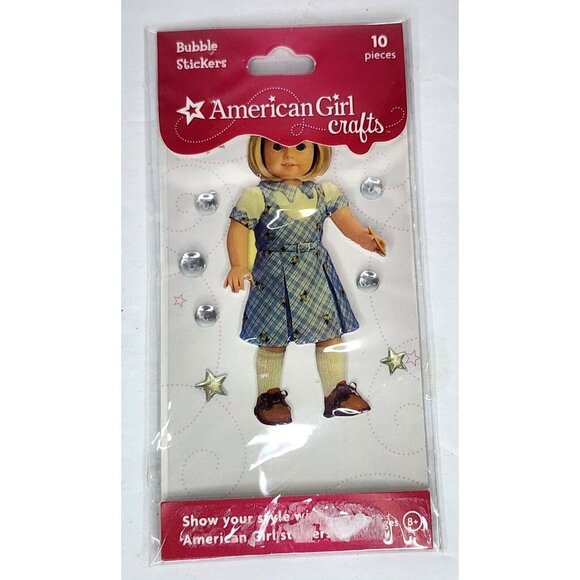 American Girl Crafts Bubble Stickers Kaya Kit JLY Gardening 2010 3 Packs New - Picture 2 of 7